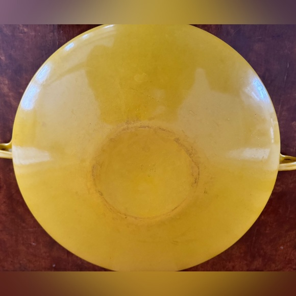 Vintage Dansk Kobenstyle Enamelware Paella pan (red is available, yellow sold) - Picture 8 of 15